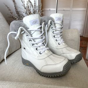UGG white snow boots, size 7.5, waterproof